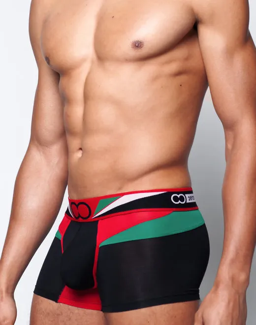 U31 Vavoom Trunk Underwear - Black/Green