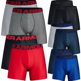 Under Armour 2019 Mens Tech 6 inch Boxerjock 2 Pack Boxer Shorts Pants Underwear