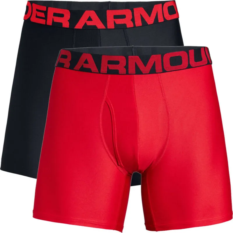 Under Armour 2019 Mens Tech 6 inch Boxerjock 2 Pack Boxer Shorts Pants Underwear