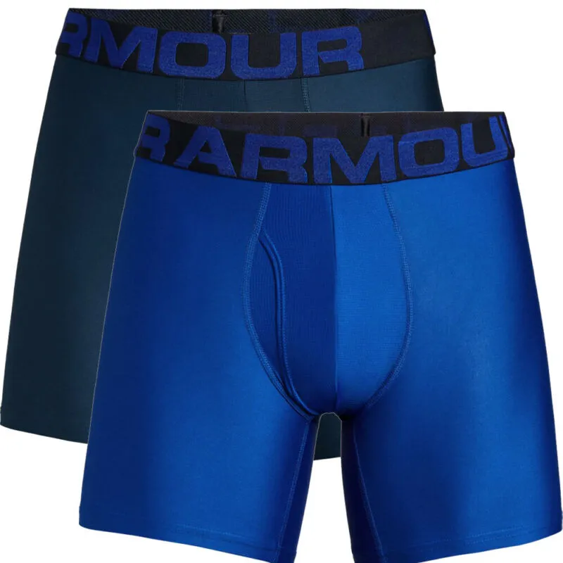 Under Armour 2019 Mens Tech 6 inch Boxerjock 2 Pack Boxer Shorts Pants Underwear