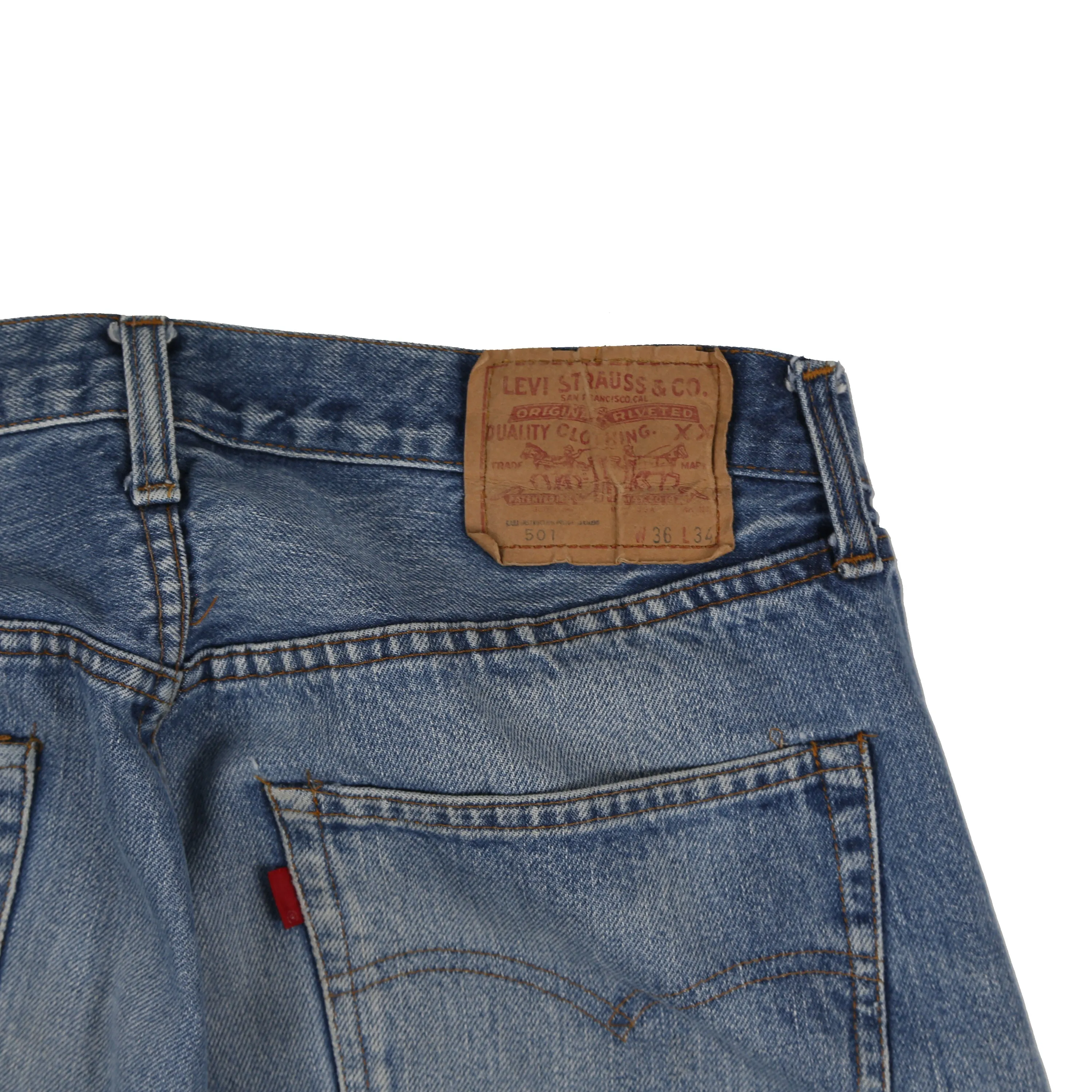 Vintage Levis 501 Selvedge Denim Jeans