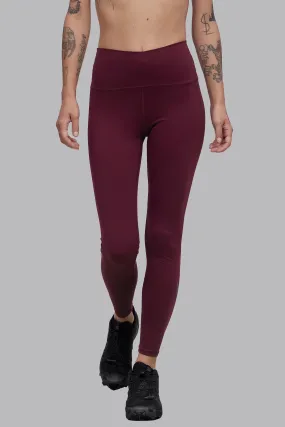 V_SCULPT® 7/8 LEGGINGS - Burgundy