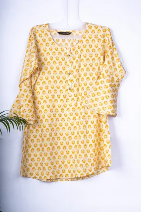 YELLOW SHORT TUNIC